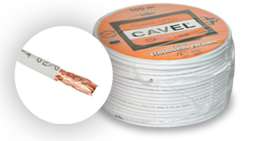 Obrázek Cavel KF114 - celoměděny koaxiální kabel