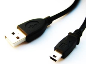 Obrázek USB kabel A-MINI 5PM 2.0 2m HQ 1,8m