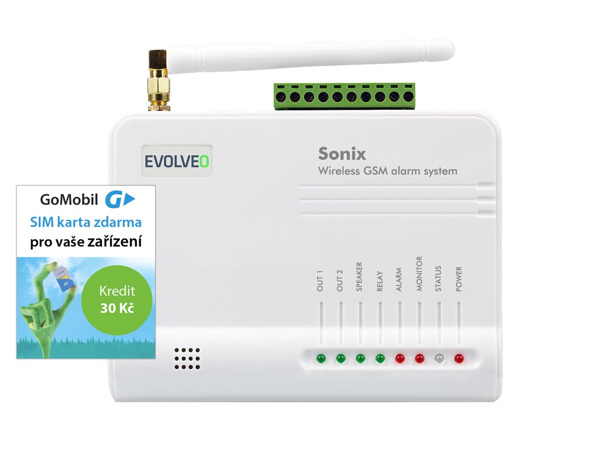 Obrázek EVOLVEO Sonix, bezdrátový GSM alarm