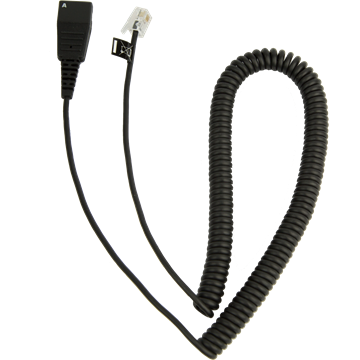 Jabra QD-RJ10, 0,5-2m, coiled - Cisco