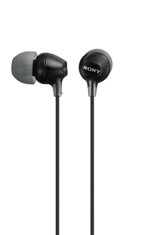 Obrázek SONY sluchátka MDR-EX15LP, černé