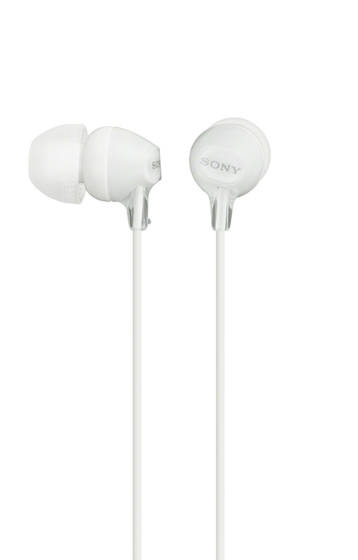 Obrázek SONY sluchátka MDR-EX15LP, bílé