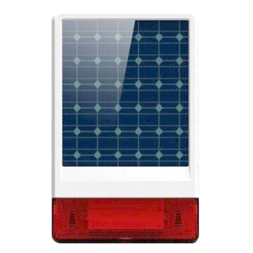 Obrázek iGET SECURITY P12 - venkovní solární siréna, obsahuje také dobíjecí baterii, pro alarm M3B a M2B