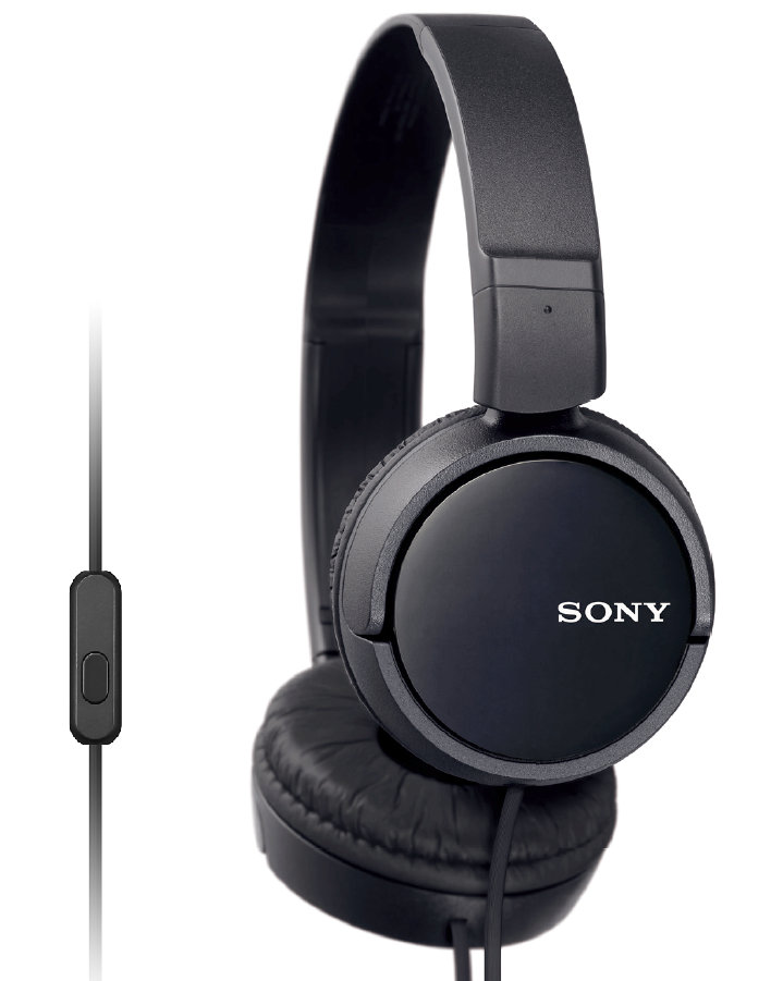 Obrázek SONY sluchátka MDR-ZX110AP handsfree, černé