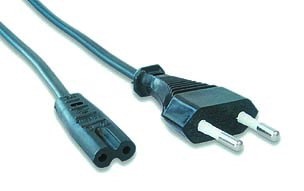 Obrázek Síťový kabel VDE 220/230V, 1,8 m (napájecí 2 piny)