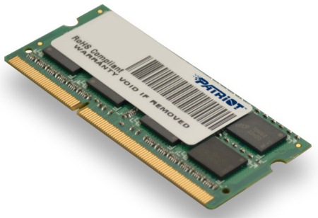 Obrázek Patriot/SO-DIMM DDR3/4GB/1333MHz/CL9/1x4GB