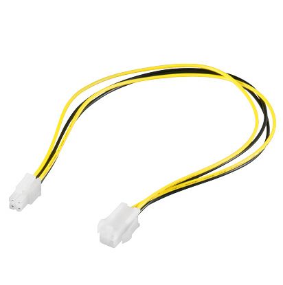 Obrázek PremiumCord kabel napájecí prodluž. P4(4piny) 34cm