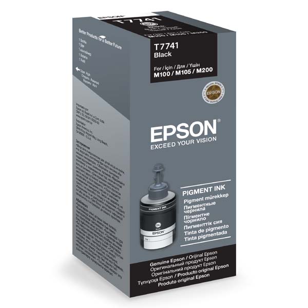 Obrázek Epson T7741 Black ink 140ml pro M100/105/200