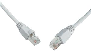 Obrázek SOLARIX patch kabel CAT6 UTP PVC 1m šedý snag-proof