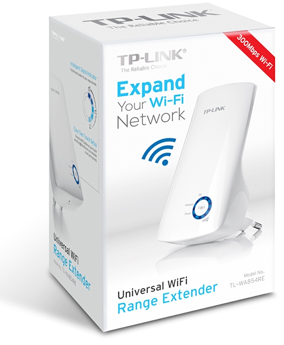 Obrázek TP-Link TL-WA854RE 300Mbps univerzální bezdrátový extender 300 Mbit/s