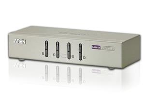 Aten 4-port KVM USB, audio 2.1, včetně kabelů