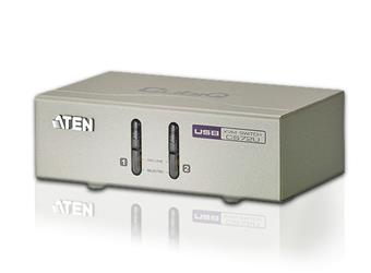 Aten 2-port KVM USB, audio 2.1, včetně kabelů