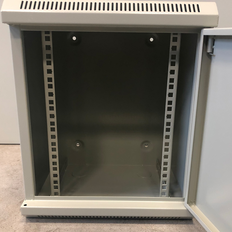 Obrázek 10" rack jednodílný 9U/280 DATACOM šedý plech.dv.