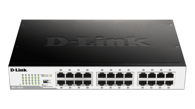 Obrázek D-Link DGS-1024D 24x10/100/1000 Desktop Switch