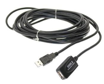 Obrázek PremiumCord USB 2.0 repeater a prodlužovací kabel A/M-A/F 5m