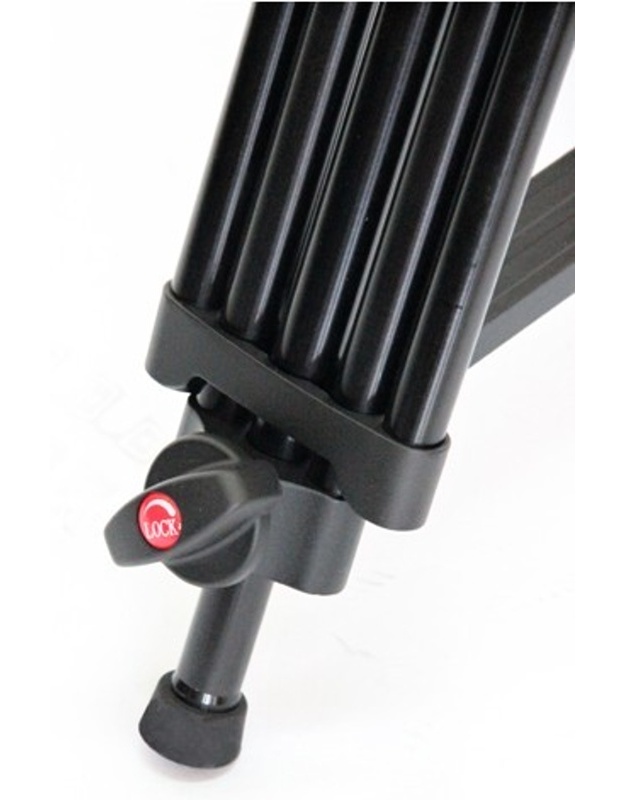 Obrázek Braun PVT-185 profi videostativ (89-185cm, 4500g, fluid hlava s dlouhou rukojetí)