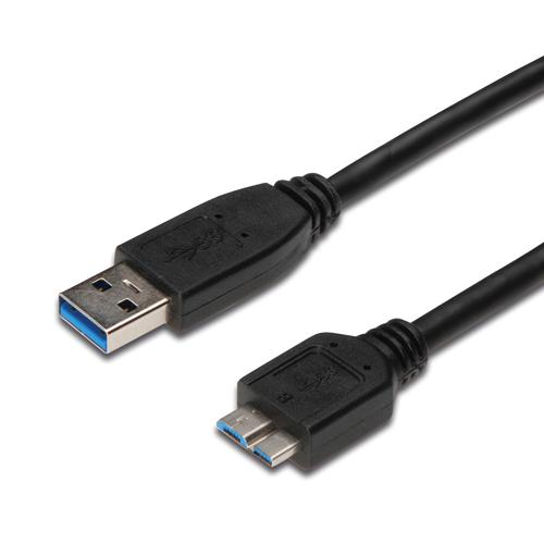 Obrázek  PremiumCord Kabel Micro USB 3.0 5Gbps USB A - Micro USB B, MM, 0,5m