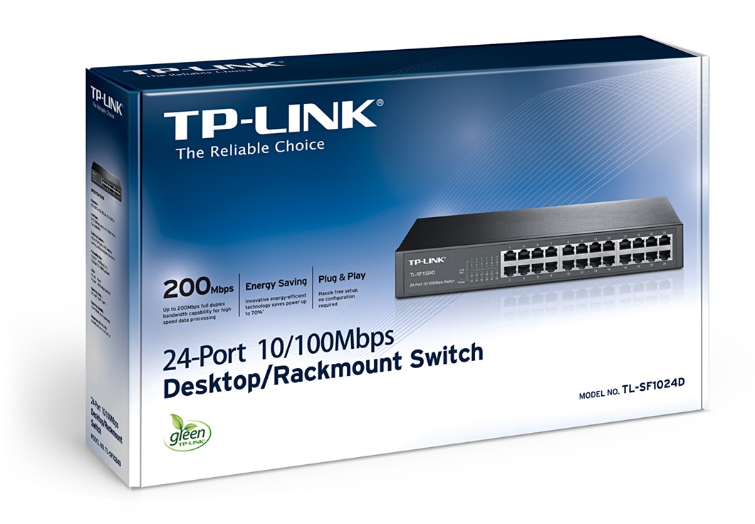 Obrázek TP-Link TL-SF1024D 24x 10/100Mbps Switch