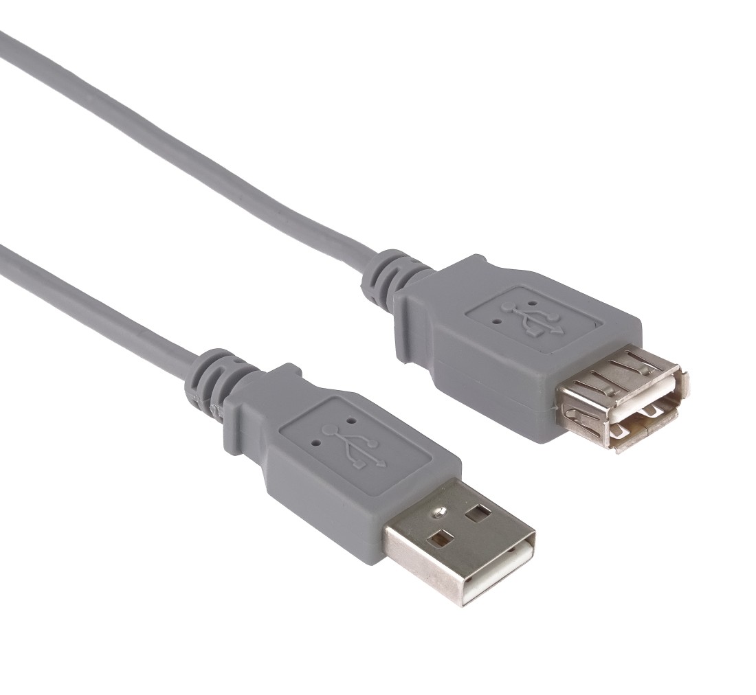 Obrázek PremiumCord USB 2.0 kabel prodlužovací, A-A, 0,5m