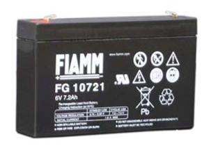 Obrázek Fiamm olověná baterie FG10721 6V/7,2Ah