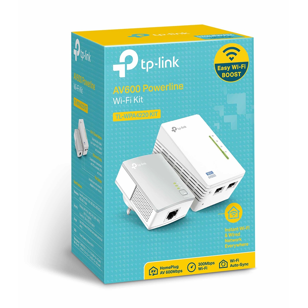 Obrázek TP-Link TL-WPA4220 Kit WiFi N300 Powerline Extend.Kit (2ks)