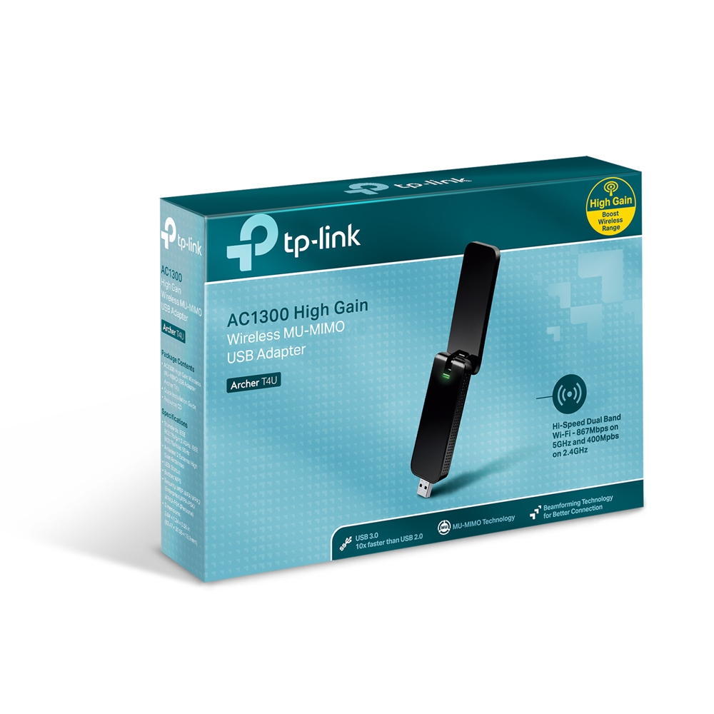 Obrázek TP-Link Archer T4U AC1300 USB 3.0 Wifi Adapter