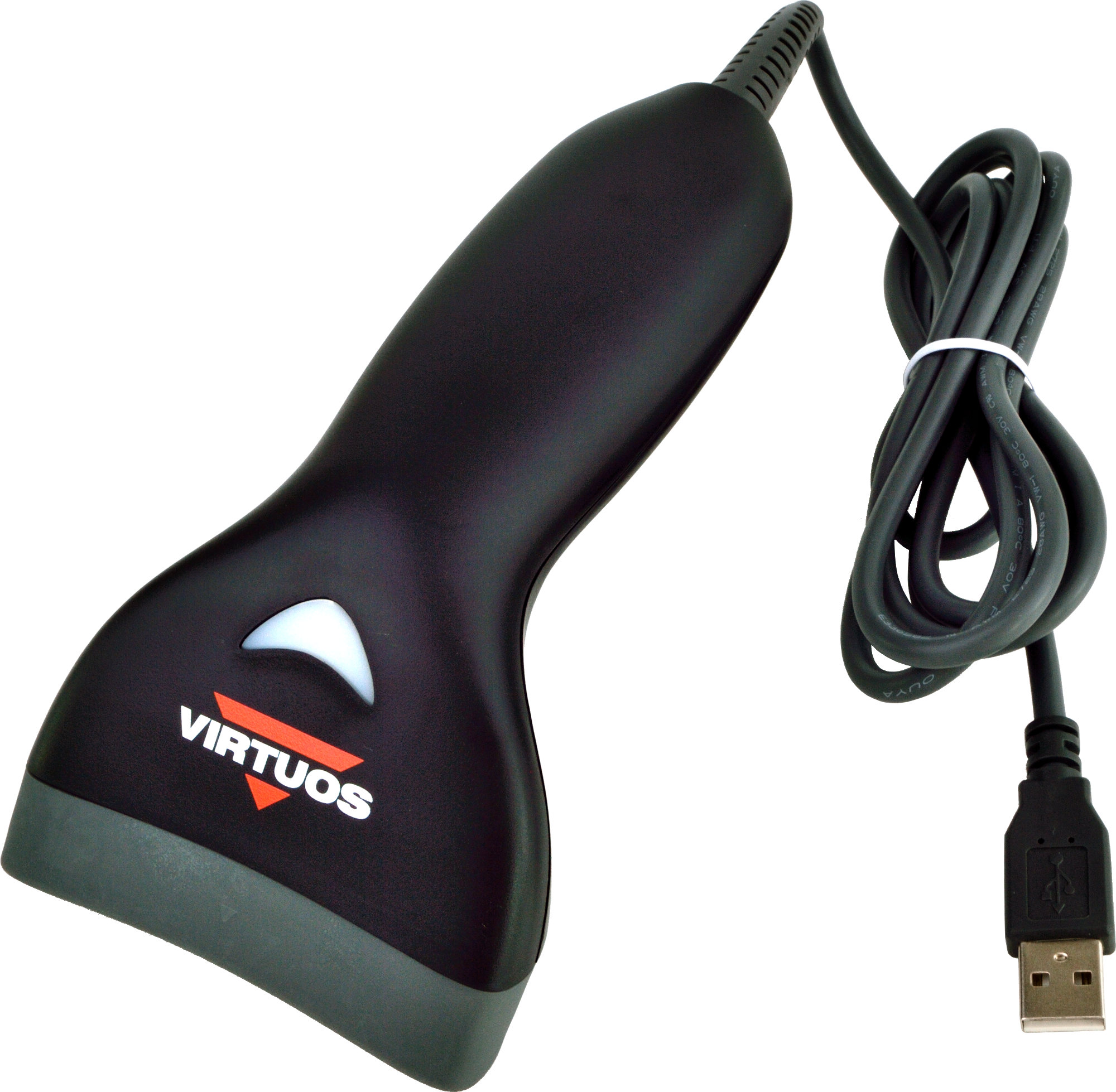 Obrázek CCD čtečka Virtuos HT-10,USB(kláves.RS-232emulace) černá