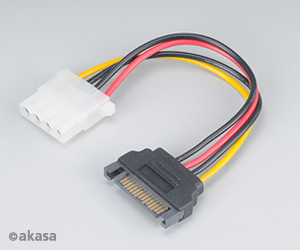 Adaptér SATA na 4pin Molex - 15 cm