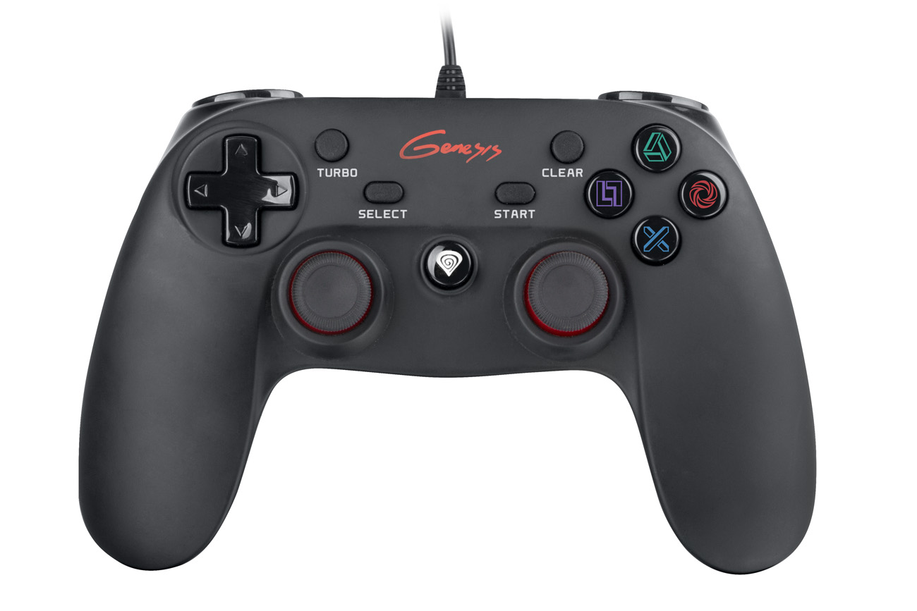 Obrázek Drátový gamepad Genesis P65, pro PS3/PC, vibrace