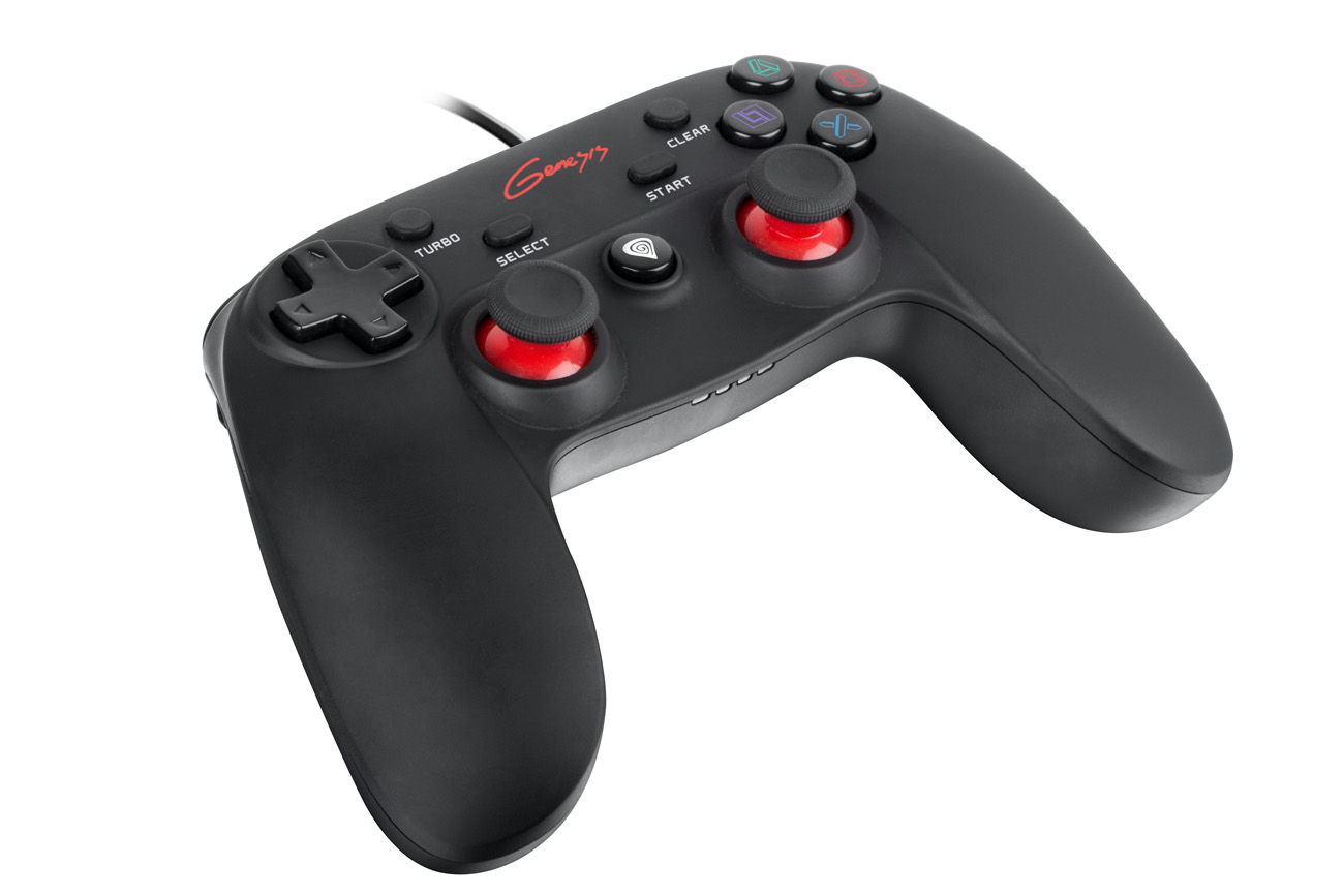 Obrázek Drátový gamepad Genesis P65, pro PS3/PC, vibrace