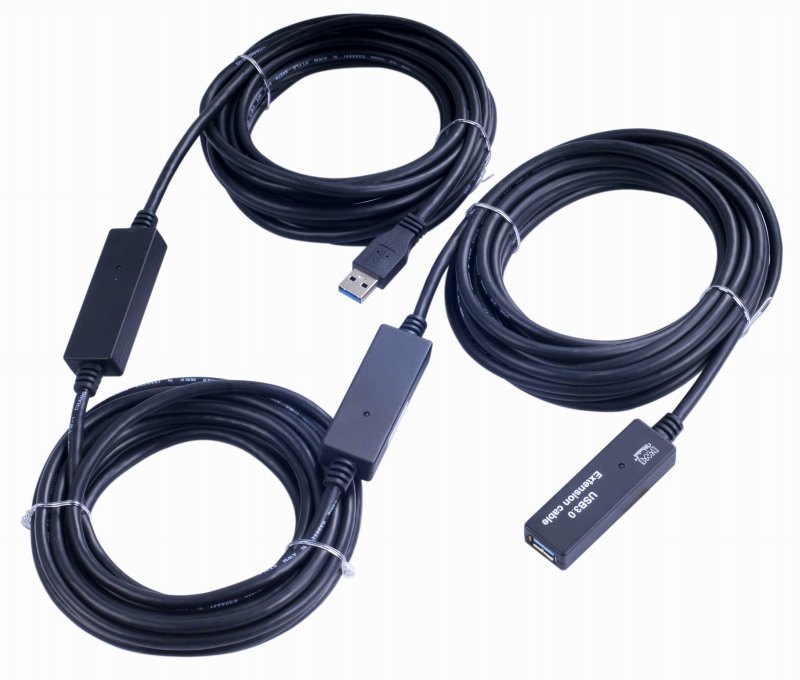 Obrázek PremiumCord USB 3.0 repeater a prodluž. kabel 15m