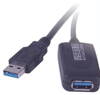 Obrázek PremiumCord USB 3.0 repeater a prodluž. kabel 5m