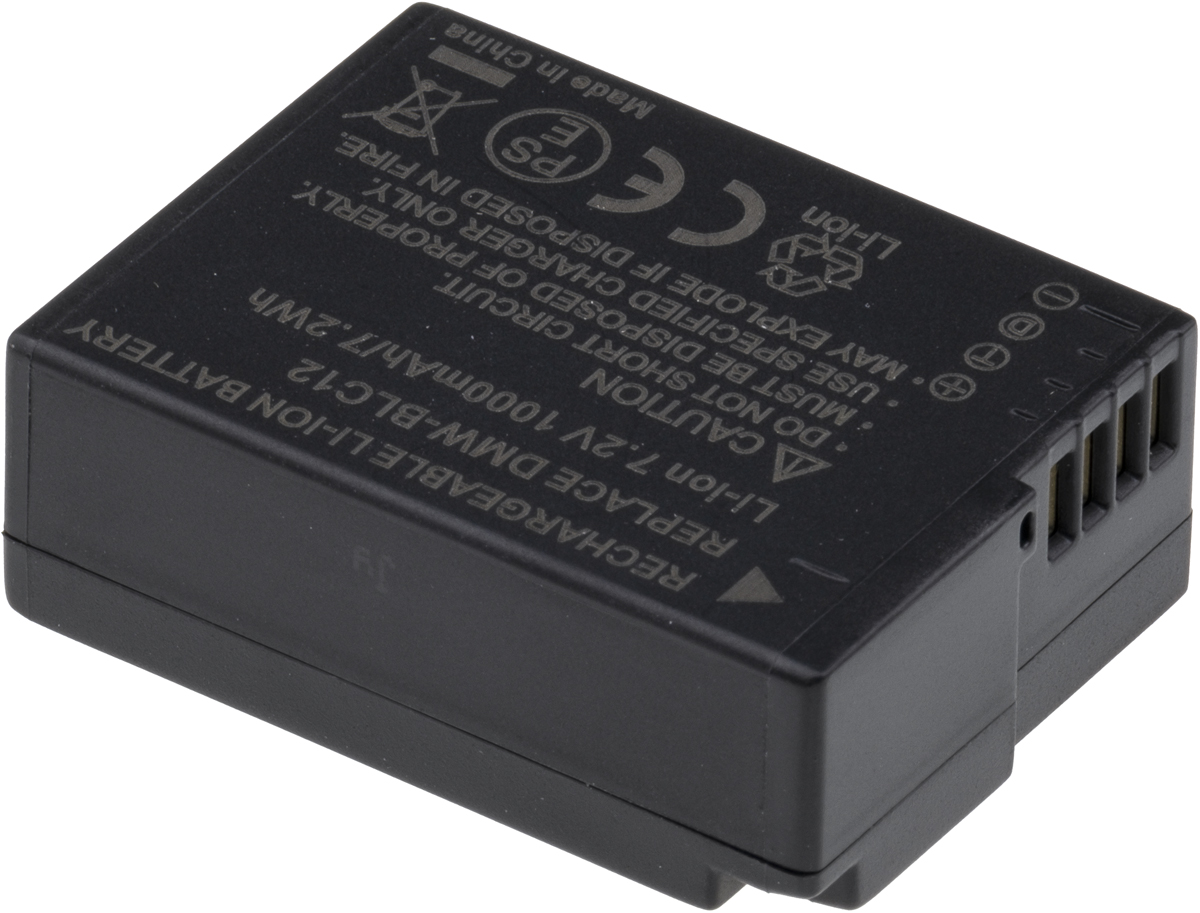 Obrázek Baterie T6 Power Panasonic DMW-BLC12E, BP-DC12, 1000mAh, 7,2Wh