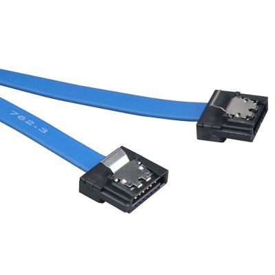 Obrázek AKASA - Proslim 6Gb/s SATA3 kabel - 15 cm - modrý