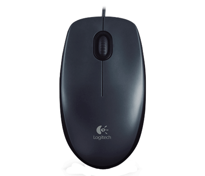 Obrázek Logitech M90/Kancelářská/Optická/1 000 DPI/Drátová USB/Černá