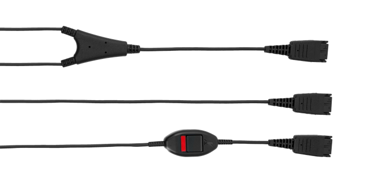 Obrázek Jabra Supervisor Y-cord, QD-2xQD (mute switch)