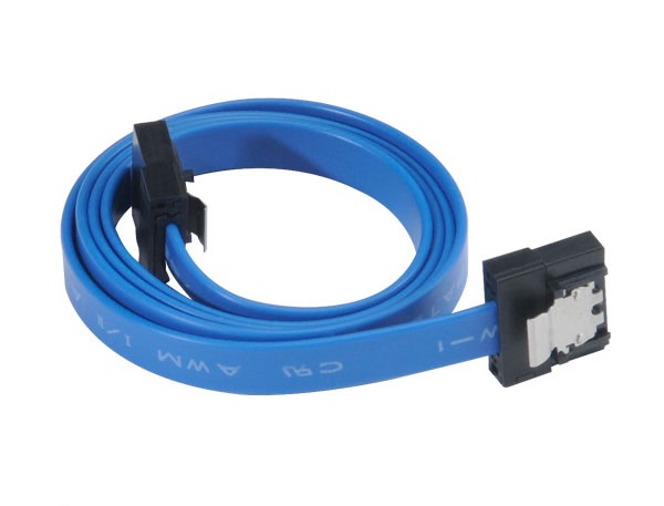 Obrázek AKASA - Proslim 6Gb/s SATA3 kabel - 30 cm - modrý