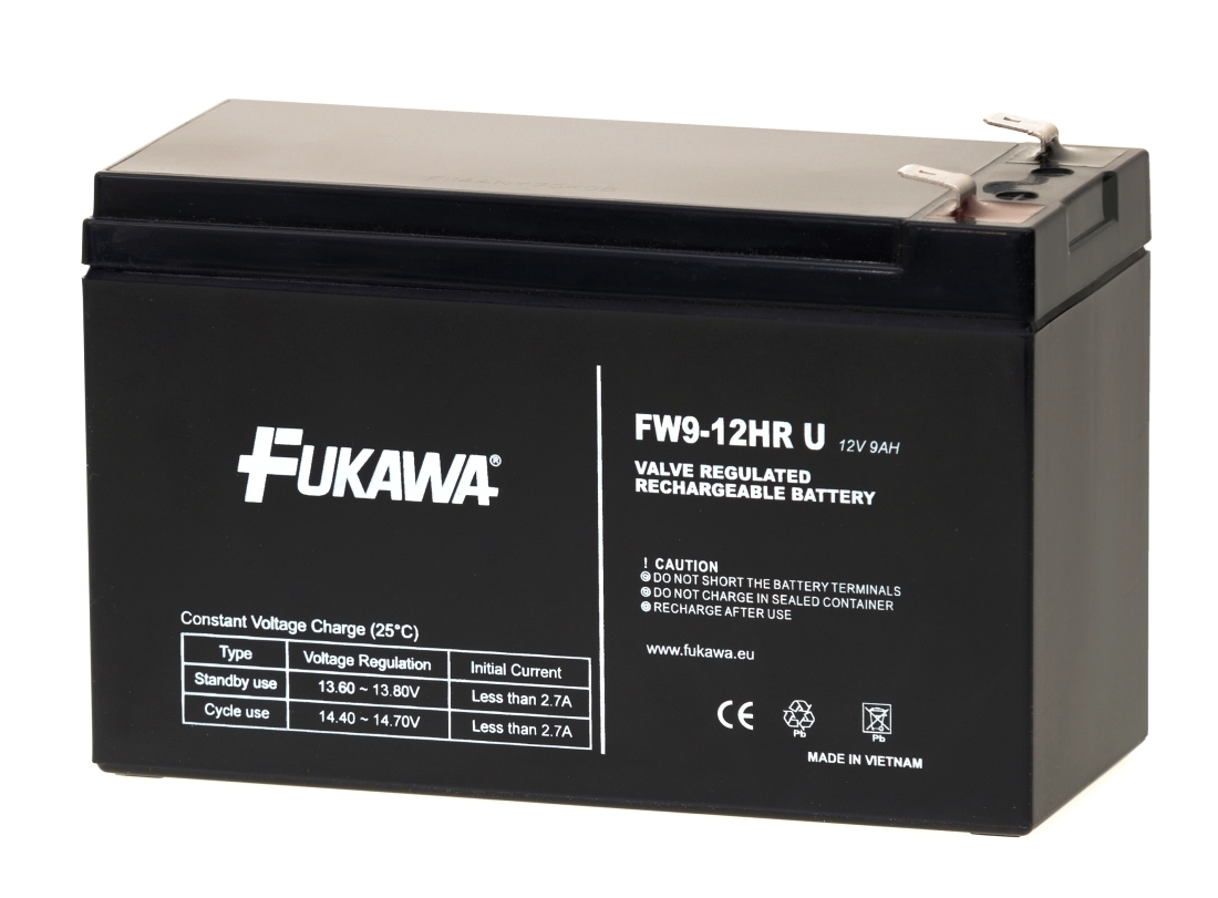 Obrázek Akumulátor FUKAWA FW 9-12 HRU (12V 9Ah)
