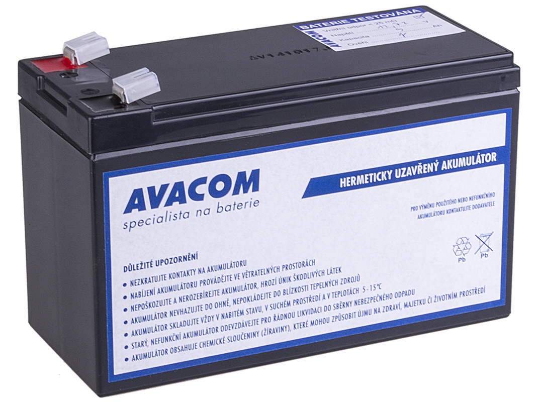 Obrázek Baterie AVACOM AVA-RBC17 náhrada za RBC17 - baterie pro UPS