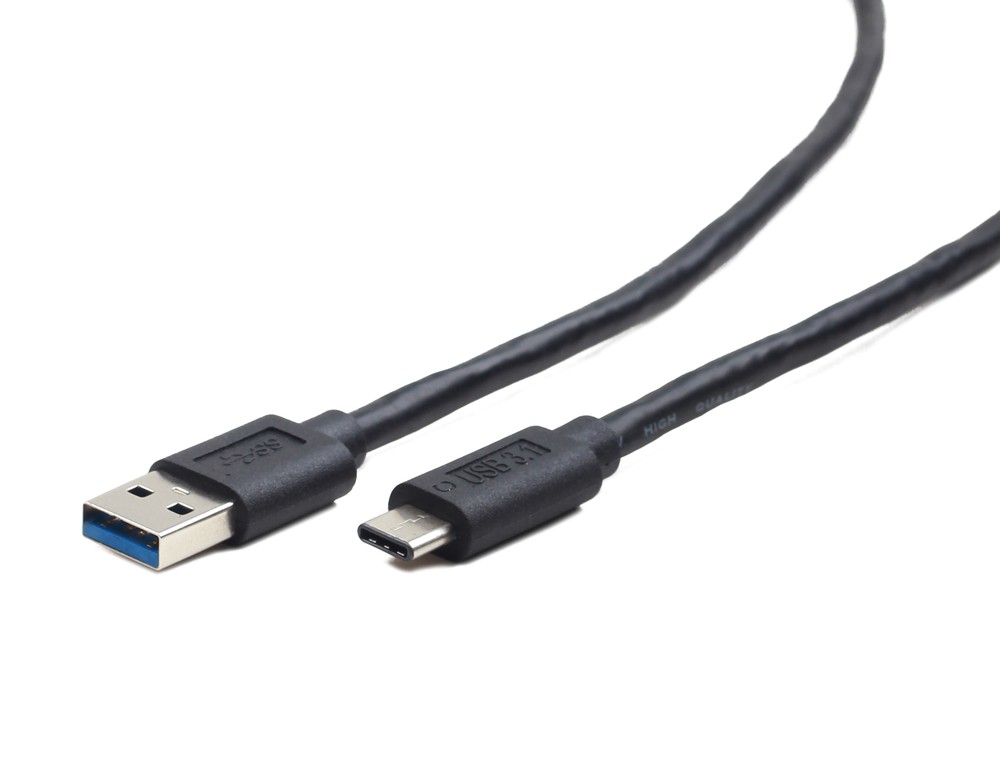 Obrázek Kabel CABLEXPERT USB 3.0 AM na Type-C kabel (AM/CM), 1,8m, černý