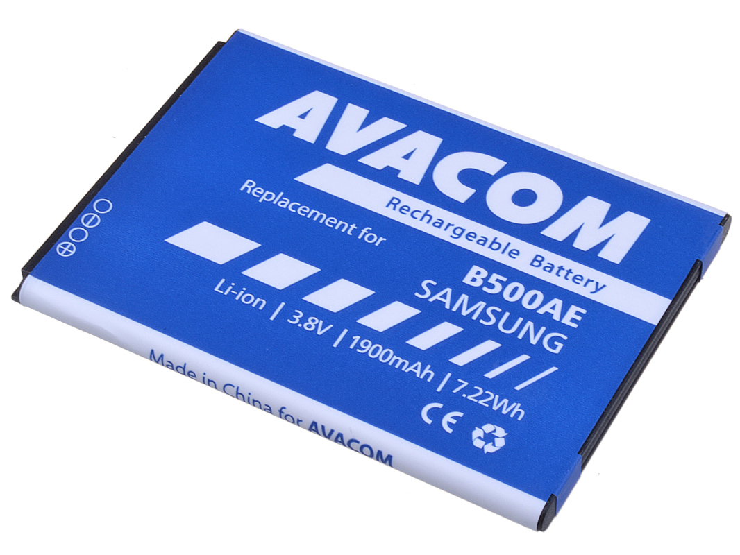 Obrázek Baterie AVACOM GSSA-9190-S1900A do mobilu Samsung Galaxy S4 mini, Li-Ion 3,8V 1900mAh