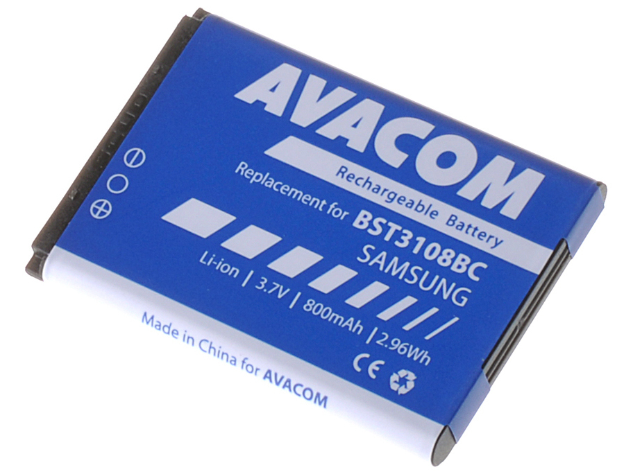 Baterie AVACOM GSSA-E900-S800A do mobilu Samsung X200, E250 Li-Ion 3,7V 800mAh (náhrada AB463446BU)