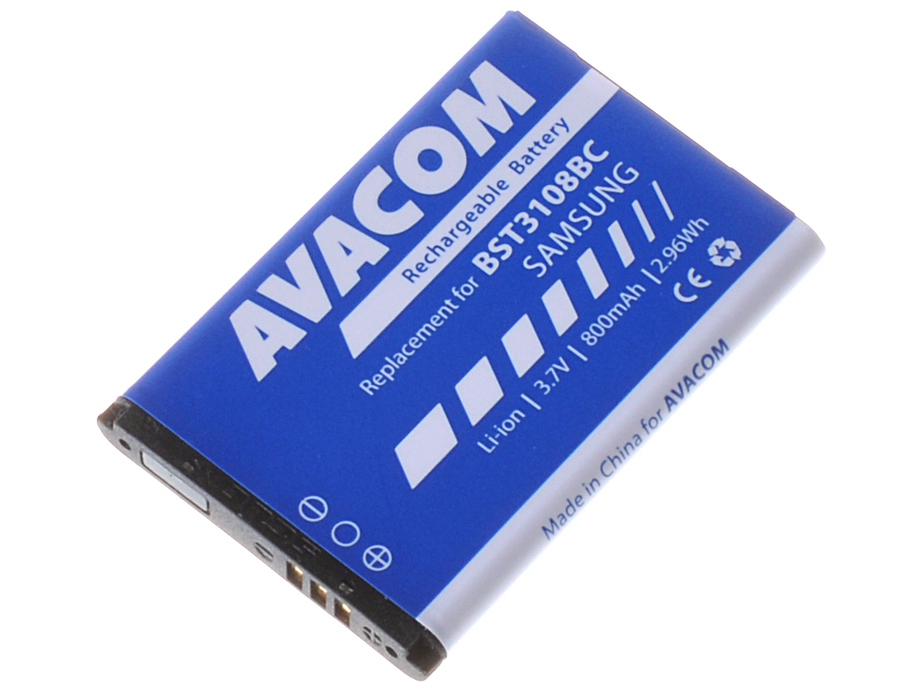 Obrázek Baterie AVACOM GSSA-E900-S800A do mobilu Samsung X200, E250 Li-Ion 3,7V 800mAh (náhrada AB463446BU)