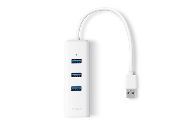 Obrázek TP-Link UE330 USB 3.0 3-portový USB hub & gigabitový ethernet adaptér