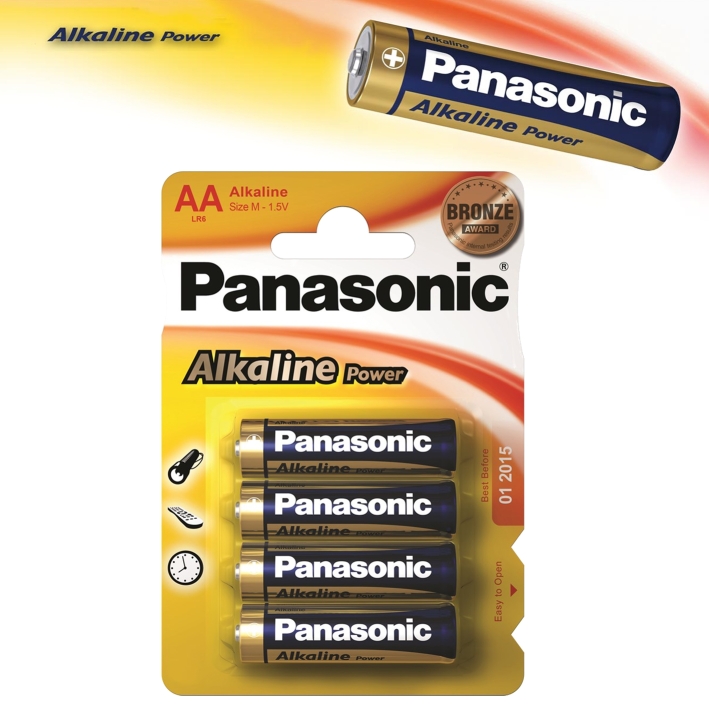 Obrázek Alkalická baterie AA Panasonic Alkaline Power 4ks