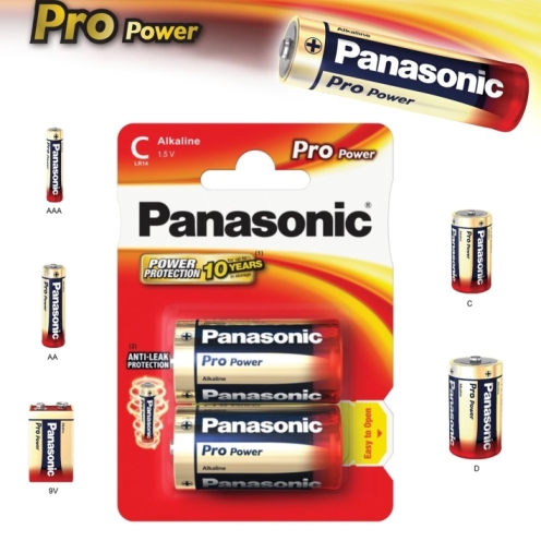 Obrázek Alkalická baterie C Panasonic Pro Power LR14 2ks
