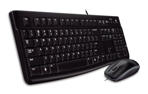 Obrázek set Logitech Desktop MK120, drátový, USB, US