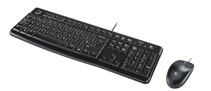 Obrázek set Logitech Desktop MK120, drátový, USB, US