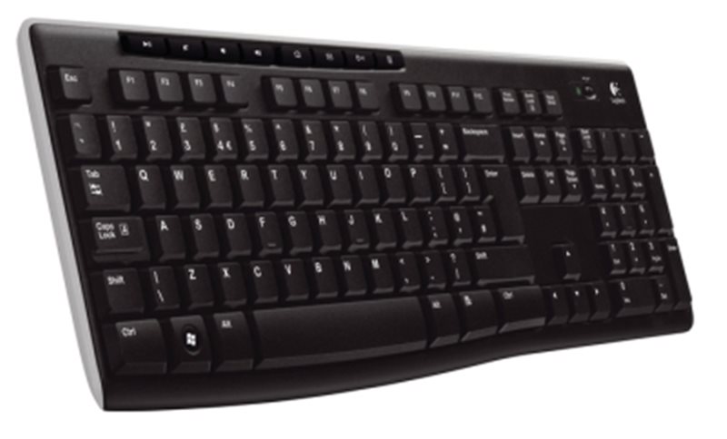 Logitech K270/Bezdrátová Bluetooth/US layout/Černá