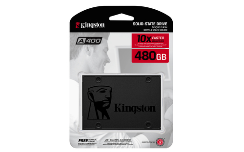 Obrázek Kingston A400/480GB/SSD/2.5"/SATA/3R